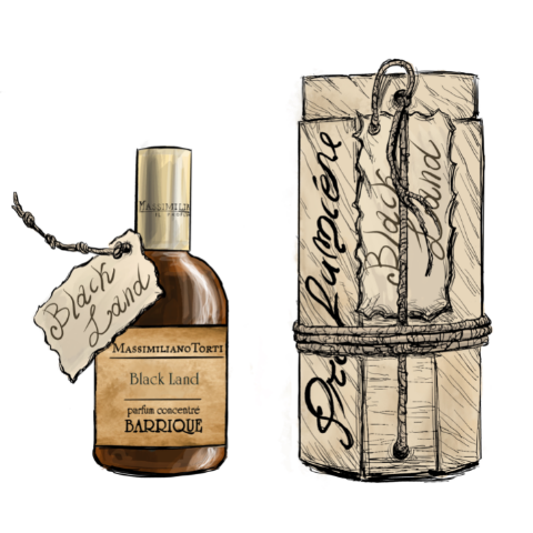 BLACK LAND Massimiliano Torti parfum concentrè BARRIQUE 100ml