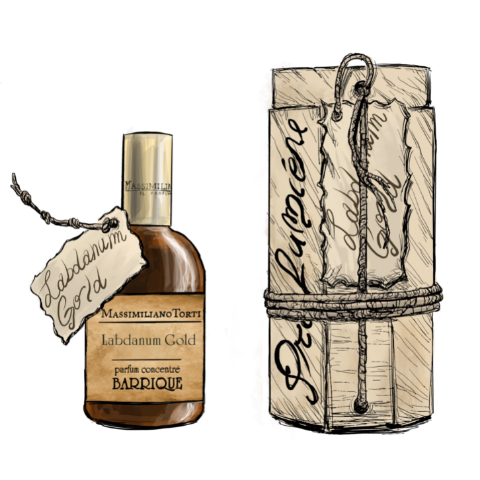 LABDANUM GOLD Massimiliano Torti parfume concentrè BARRIQUE 100ml