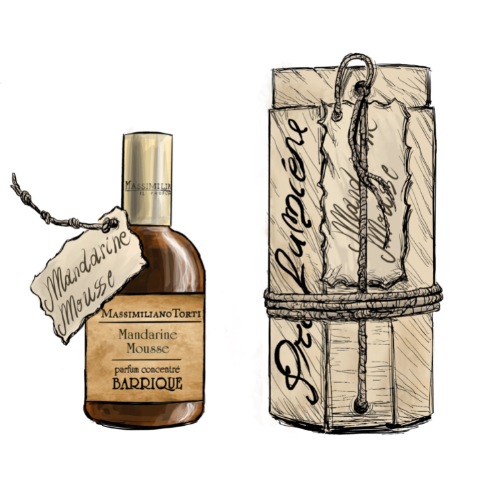 MANDARINE MOUSSE Massimiliano Torti parfume concentrè BARRIQUE 100ml